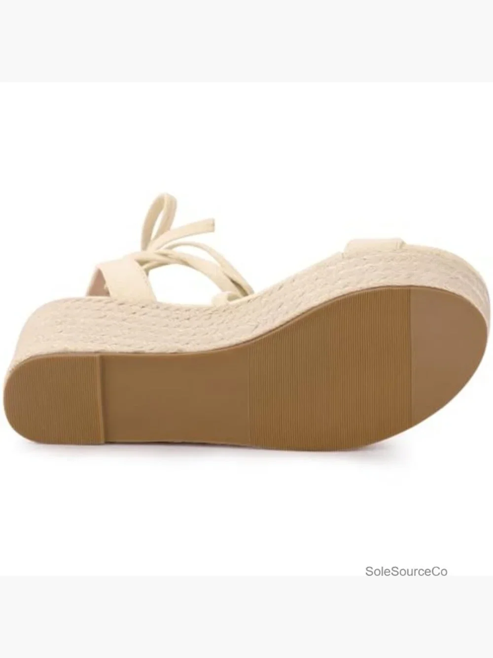 Lace Up Wedge Heel Slingback Platform Strappy Sandals